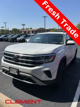 White 2023 Volkswagen Atlas 3.6L V6 SE w/Technology for sale in Florissant, MO