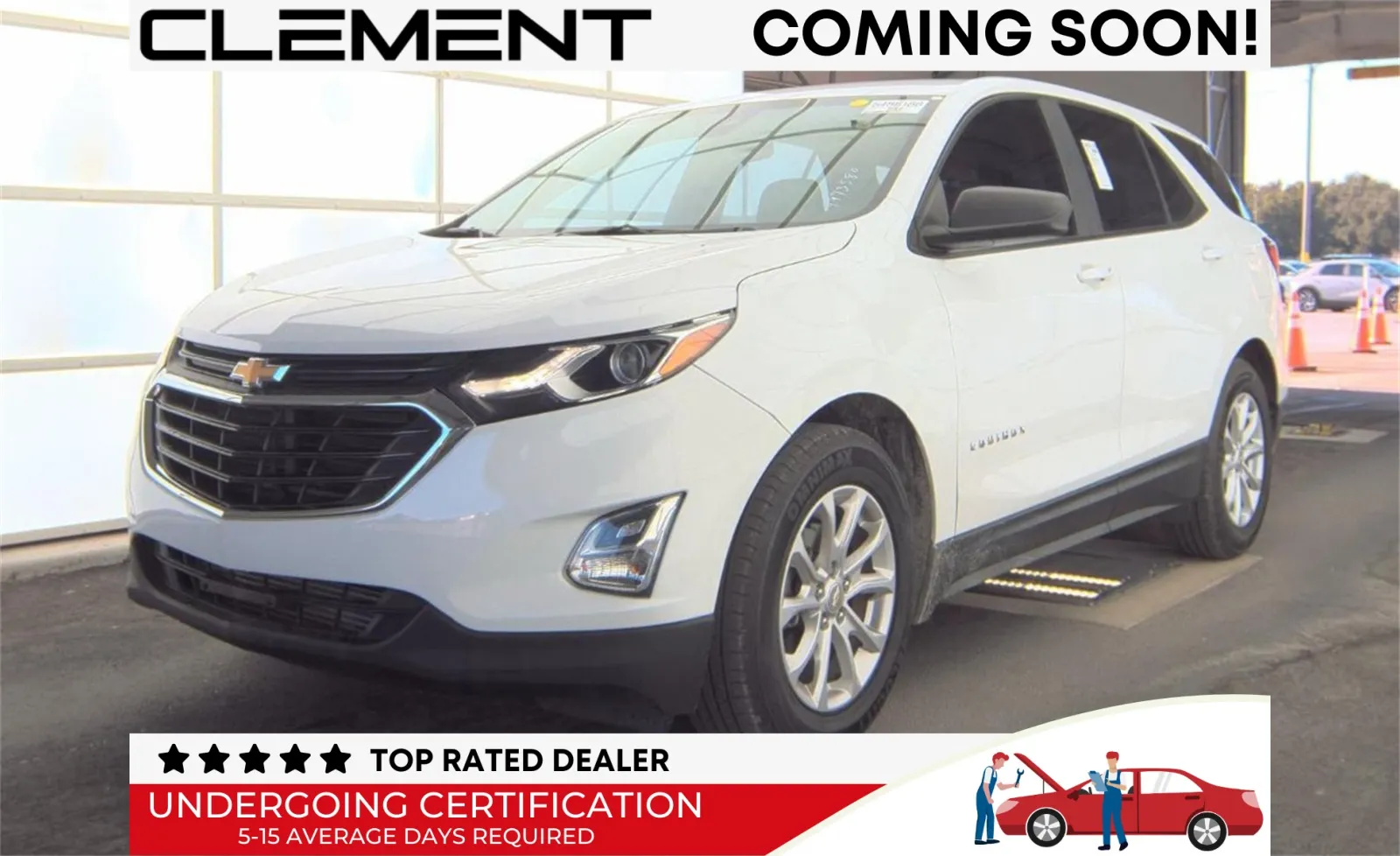 White 2021 Chevrolet Equinox LS for sale in Florissant, MO