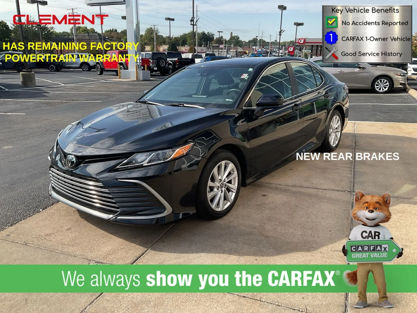 Black 2024 Toyota Camry LE for sale in Florissant, MO