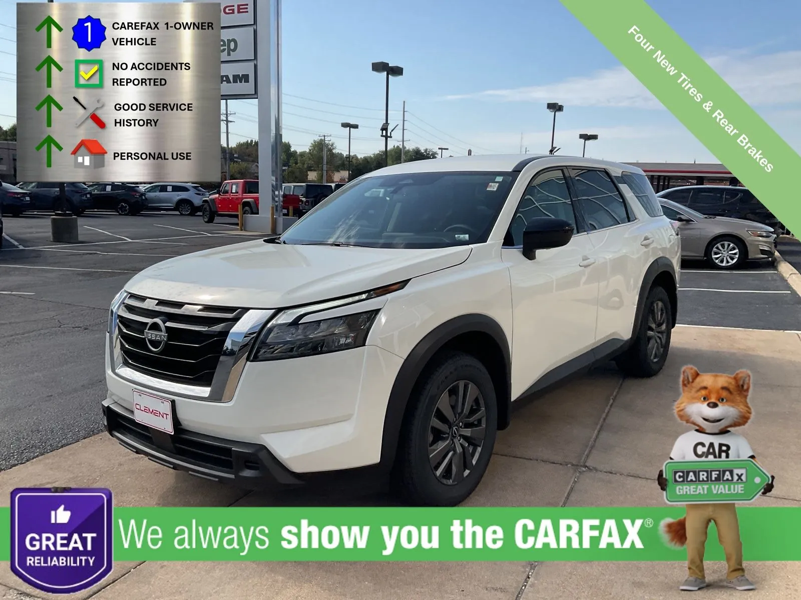 White 2024 Nissan Pathfinder S for sale in Florissant, MO