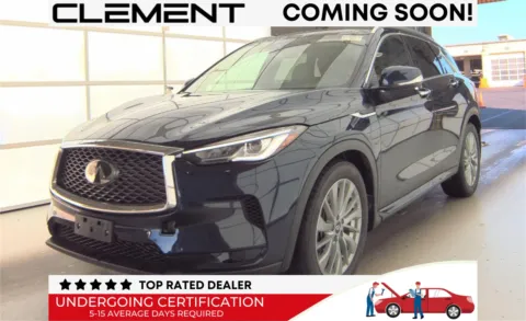 Blue 2023 INFINITI QX50 LUXE for sale in Florissant, MO