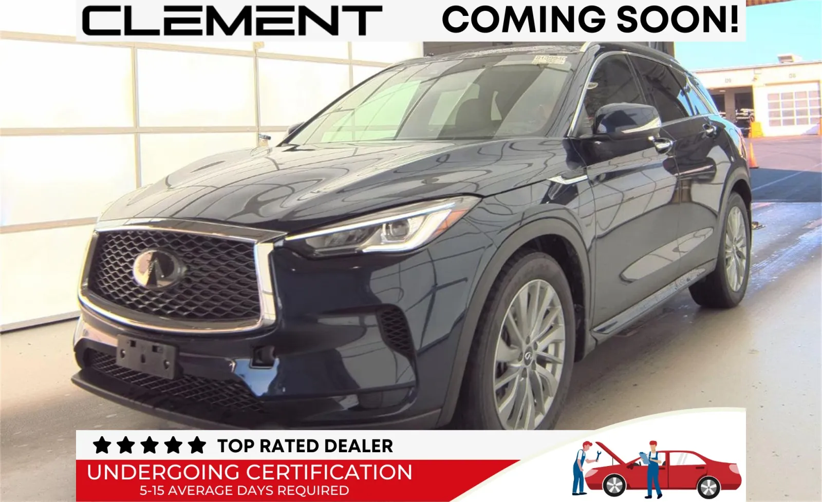 Blue 2023 INFINITI QX50 LUXE for sale in Florissant, MO