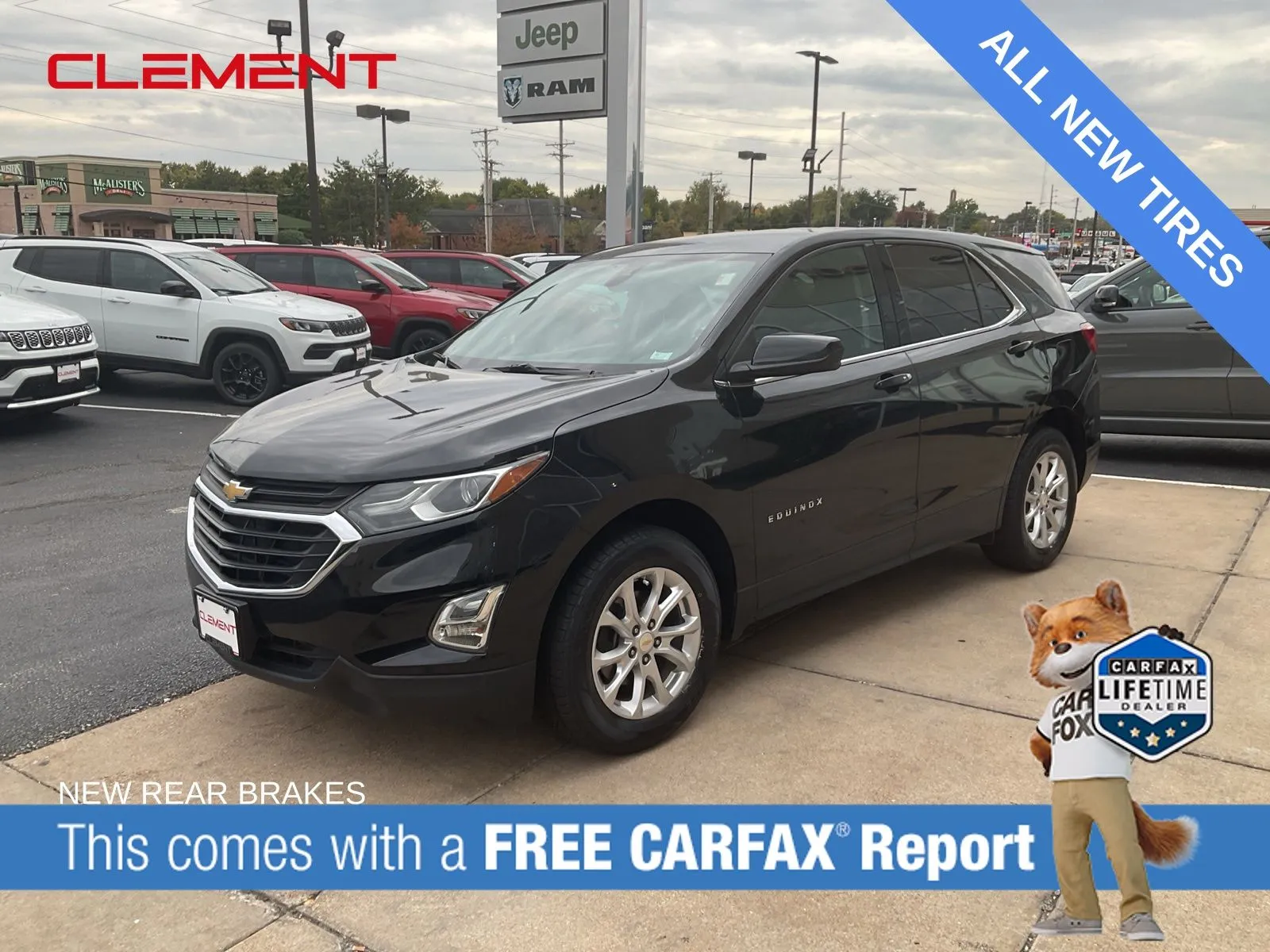 Black 2020 Chevrolet Equinox LT for sale in Florissant, MO