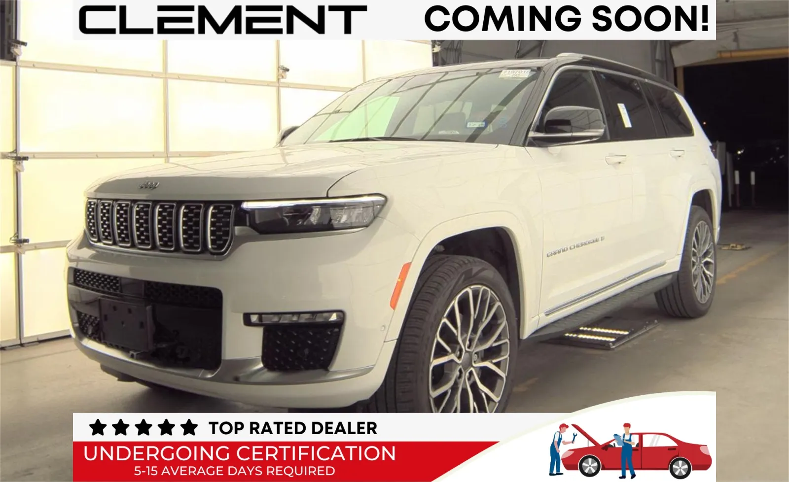 White 2021 Jeep Grand Cherokee L Summit for sale in Florissant, MO