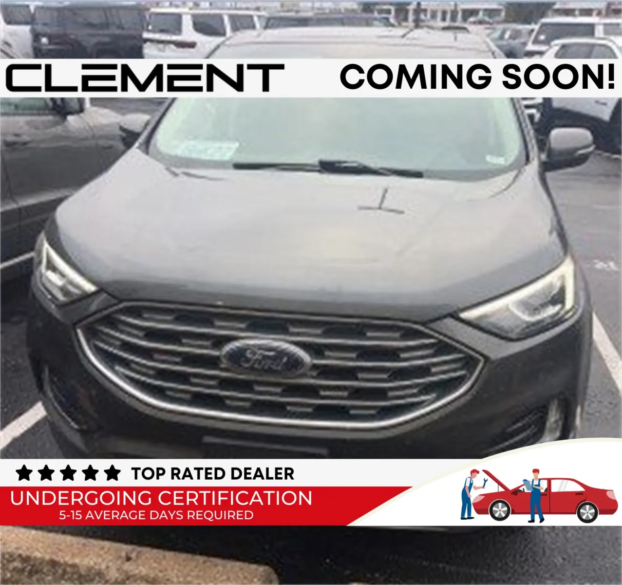 Gray 2019 Ford Edge Titanium for sale in Florissant, MO