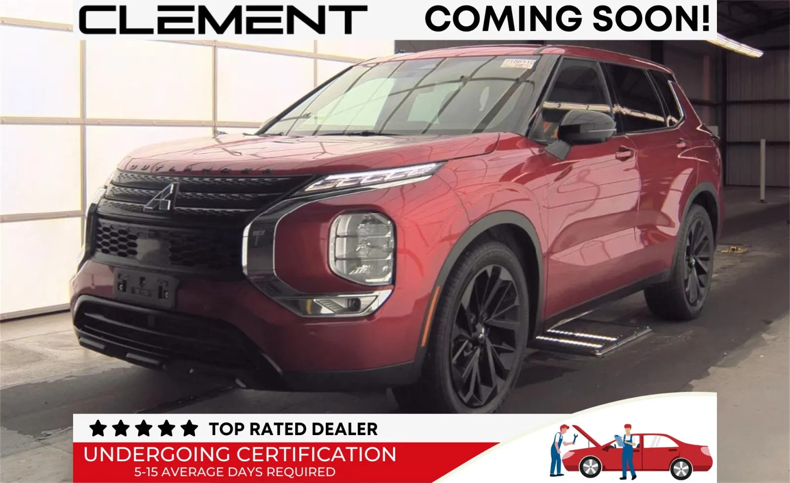 Red 2023 Mitsubishi Outlander SE for sale in Florissant, MO