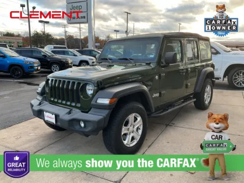 Green 2021 Jeep Wrangler Unlimited Sport S for sale in Florissant, MO
