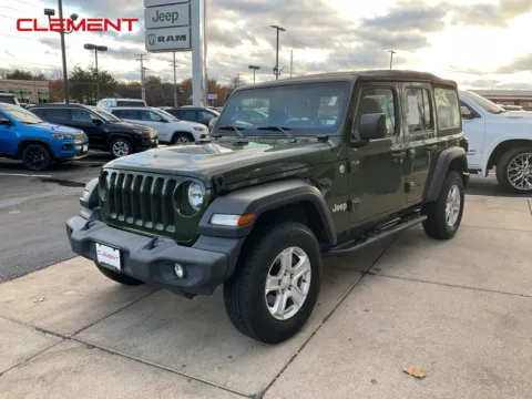 Green 2021 Jeep Wrangler Unlimited Sport S for sale in Florissant, MO