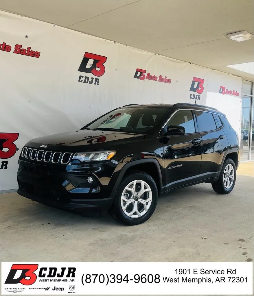 Black 2025 Jeep Compass Latitude for sale in West Memphis, AR