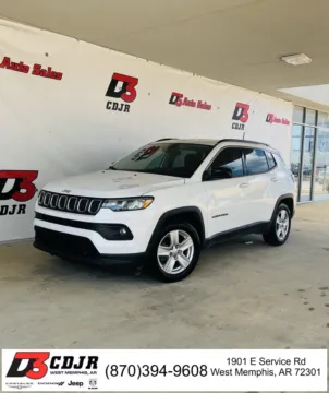 White 2022 Jeep Compass Latitude for sale in West Memphis, AR