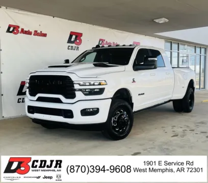 White 2025 Ram 3500 Laramie for sale in West Memphis, AR