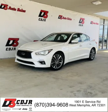 White 2022 INFINITI Q50 LUXE for sale in West Memphis, AR