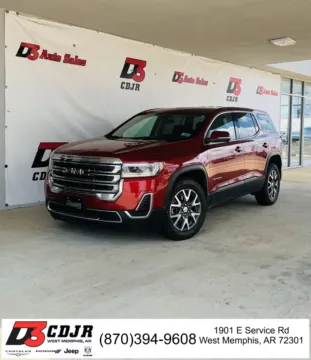 Red 2021 GMC Acadia SLE for sale in West Memphis, AR