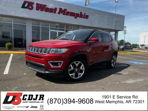 Red 2019 Jeep Compass Limited for sale in West Memphis, AR