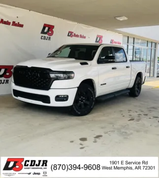 White 2025 Ram 1500 Big Horn/Lone Star for sale in West Memphis, AR