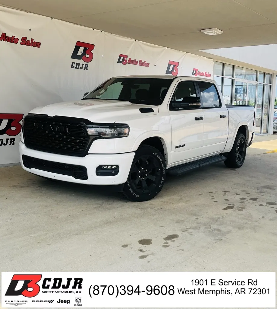 White 2025 Ram 1500 Big Horn/Lone Star for sale in West Memphis, AR