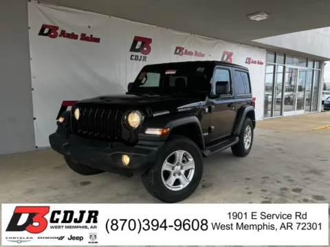 Black 2021 Jeep Wrangler Sport S for sale in West Memphis, AR