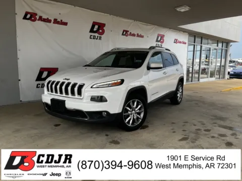 White 2018 Jeep Cherokee Limited for sale in West Memphis, AR