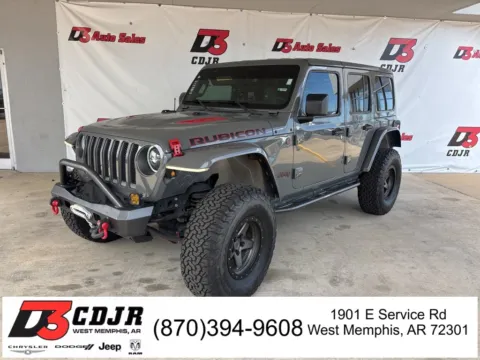 Gray 2019 Jeep Wrangler Unlimited Rubicon for sale in West Memphis, AR