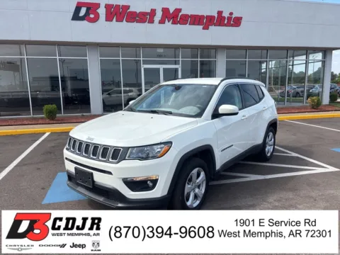 White 2021 Jeep Compass Latitude for sale in West Memphis, AR