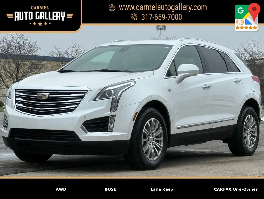 White 2018 Cadillac XT5 Luxury for sale in Carmel, IN