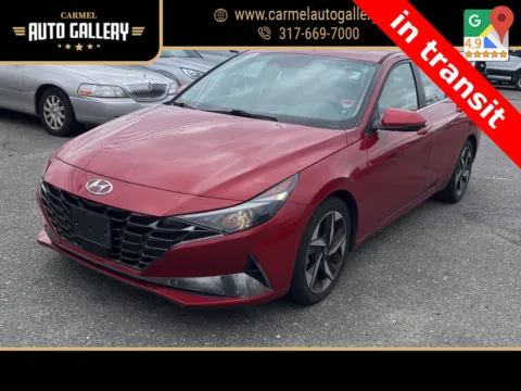 Red 2021 Hyundai Elantra SEL for sale in Carmel, IN