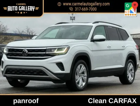 White 2021 Volkswagen Atlas 3.6L V6 SE w/Technology for sale in Carmel, IN
