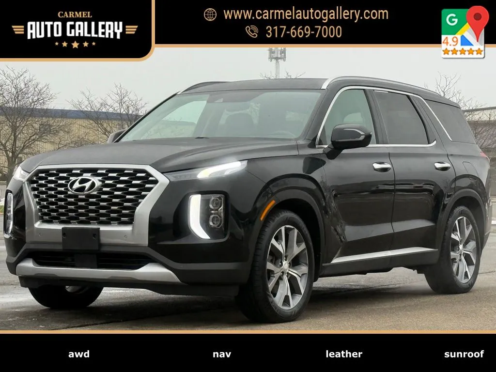 Black 2021 Hyundai Palisade SEL for sale in Carmel, IN