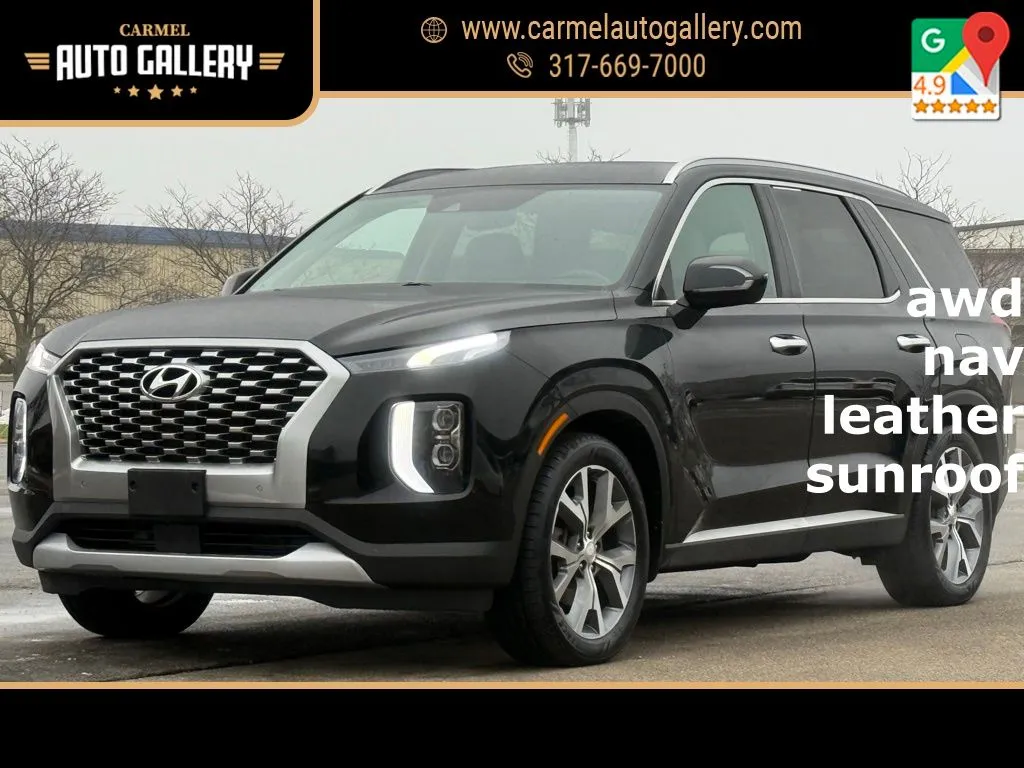 Black 2021 Hyundai Palisade SEL for sale in Carmel, IN