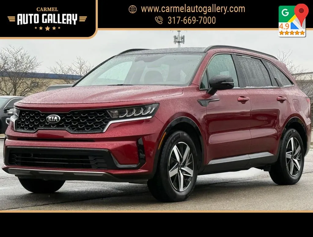 Red 2021 Kia Sorento S for sale in Carmel, IN