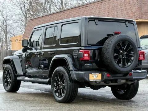 Another view of 2021 Jeep Wrangler Unlimited Sahara 4xe for sale in Carmel, IN at Carmel Auto Gallery