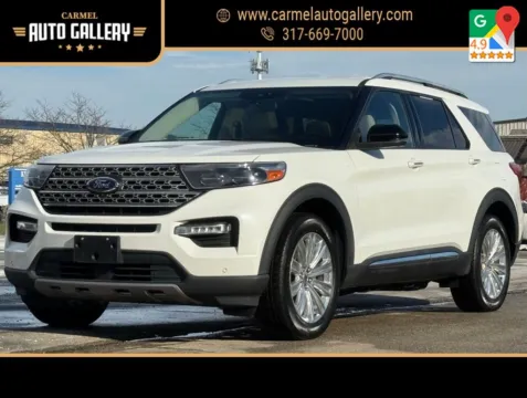 White 2020 Ford Explorer Limited for sale in Carmel, IN