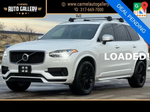 White 2017 Volvo XC90 Hybrid T8 R-Design for sale in Carmel, IN