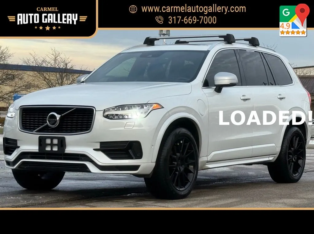 White 2017 Volvo XC90 Hybrid T8 R-Design for sale in Carmel, IN