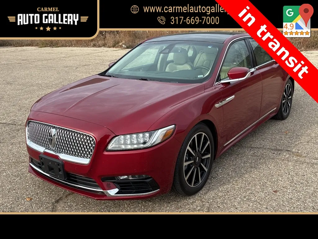 Red 2017 Lincoln Continental Reserve for sale in Carmel, IN