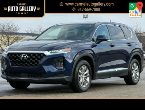 Blue 2019 Hyundai Santa Fe SE for sale in Carmel, IN