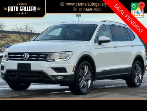 White 2021 Volkswagen Tiguan 2.0T SEL for sale in Carmel, IN