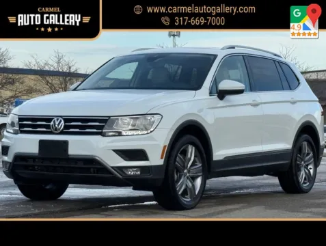 White 2021 Volkswagen Tiguan 2.0T SEL for sale in Carmel, IN