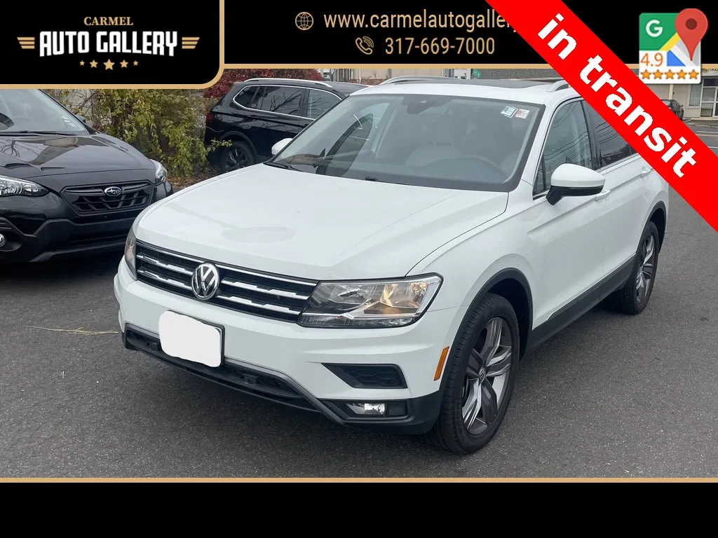White 2021 Volkswagen Tiguan 2.0T SEL for sale in Carmel, IN