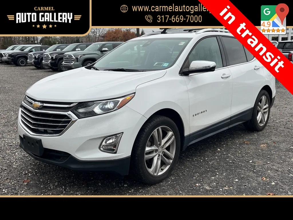 White 2018 Chevrolet Equinox Premier for sale in Carmel, IN