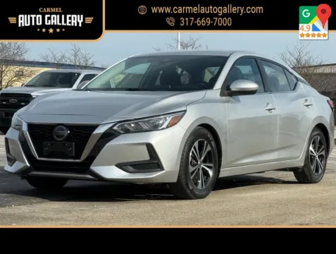 Silver 2021 Nissan Sentra SV for sale in Carmel, IN