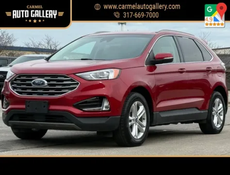 Red 2020 Ford Edge SEL for sale in Carmel, IN