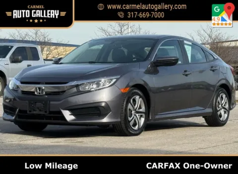 Gray 2018 Honda Civic LX for sale in Carmel, IN