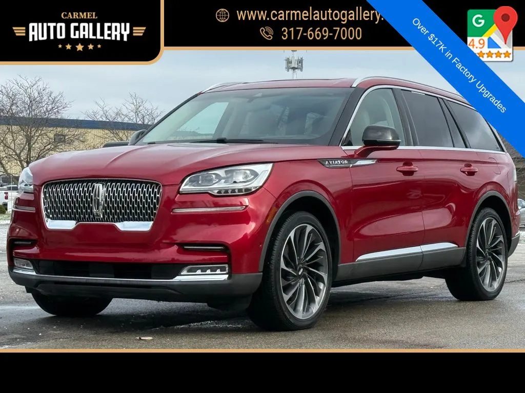 Red 2020 Lincoln Aviator Reserve for sale in Carmel, IN