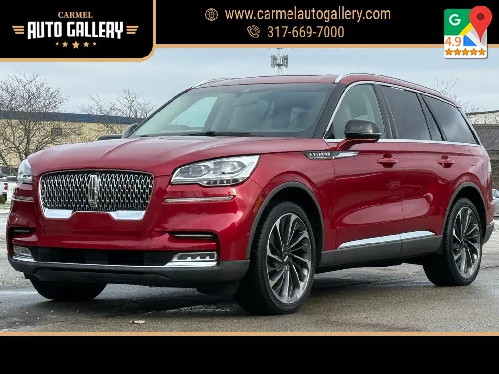 Red 2020 Lincoln Aviator Reserve for sale in Carmel, IN