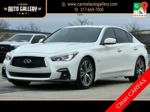 White 2020 INFINITI Q50 Sport for sale in Carmel, IN