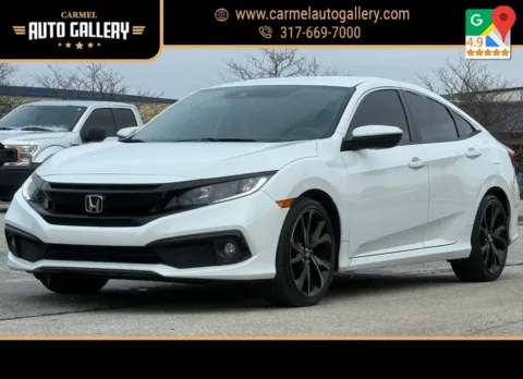 White 2019 Honda Civic Sport for sale in Carmel, IN