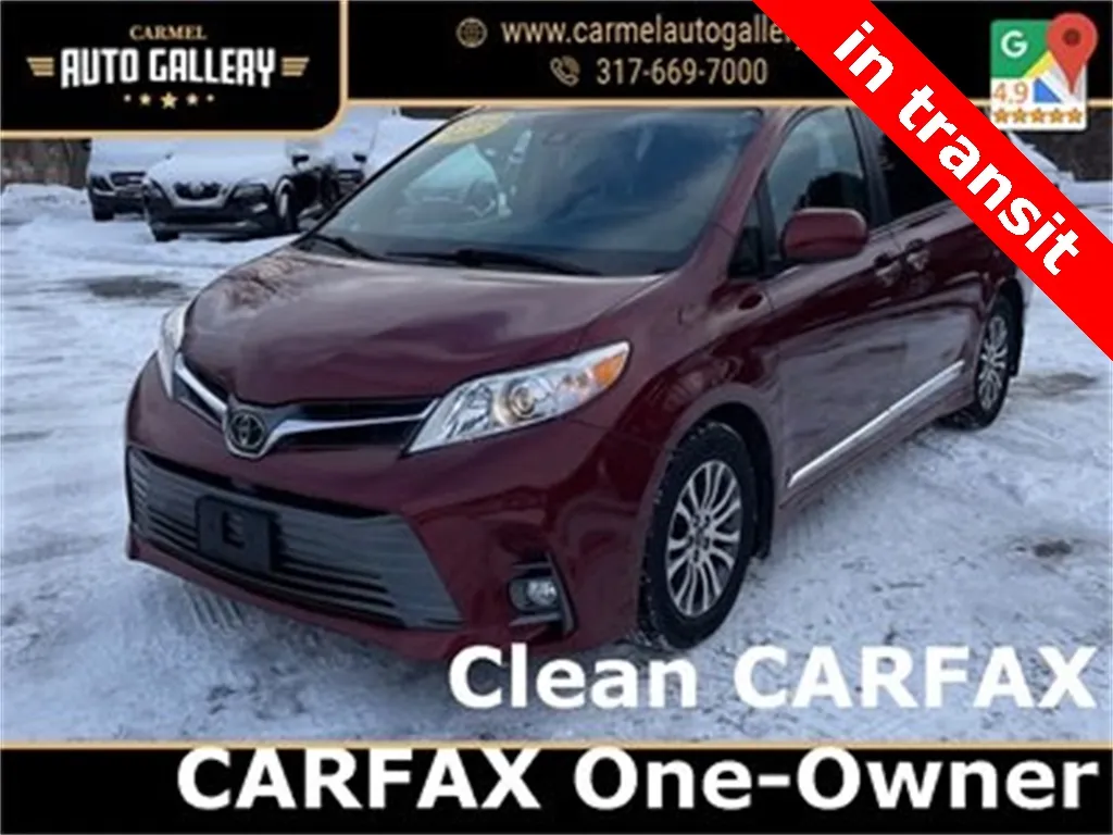 Red 2018 Toyota Sienna L for sale in Carmel, IN