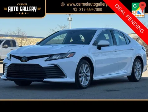 White 2022 Toyota Camry LE for sale in Carmel, IN