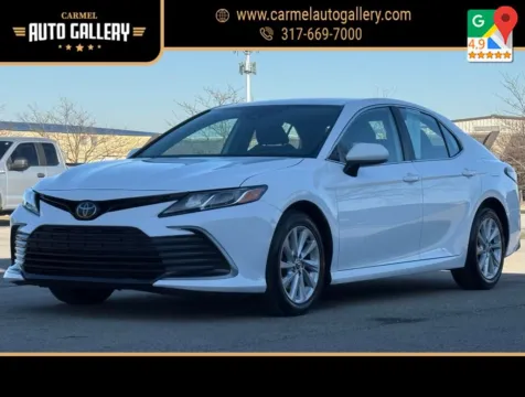White 2022 Toyota Camry LE for sale in Carmel, IN
